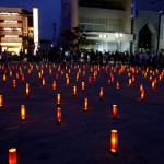 東日本大震災から６カ月・・・９月１１日（日）鎮魂の竹灯りが人々の願いとともにともされました。
